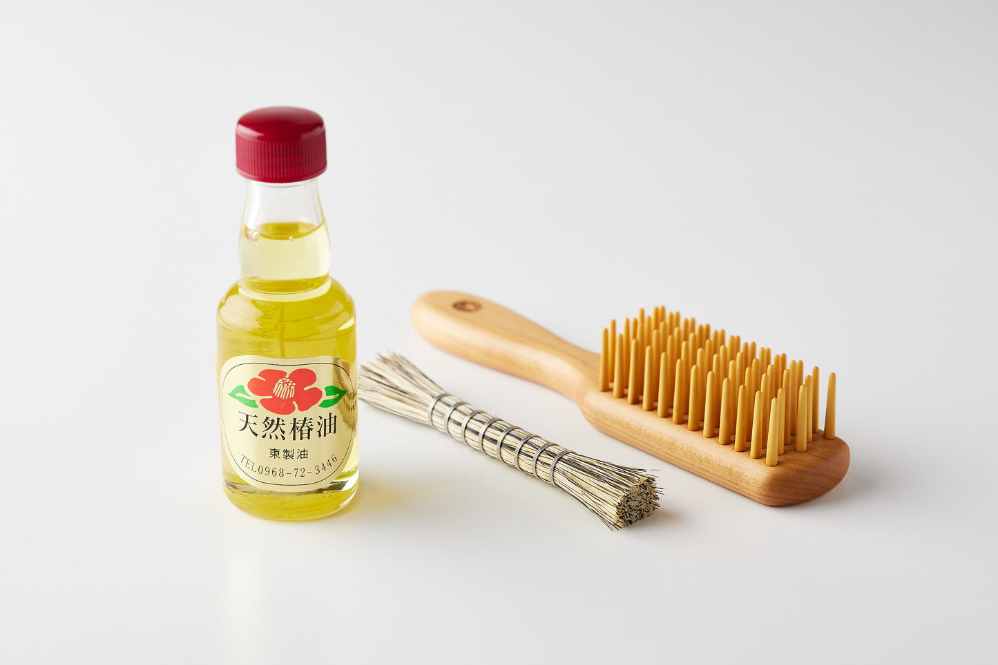Beppu Tsuge Kogei Tsuge Brush, 5 Rows, Small