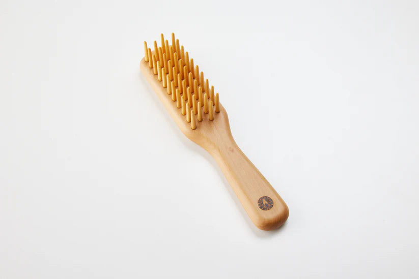 Beppu Tsuge Kogei Tsuge Brush 4-Row Small - Care Set