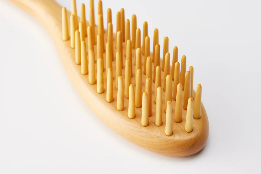 Beppu Tsuge Kogei Tsuge Brush Oval - Care Set