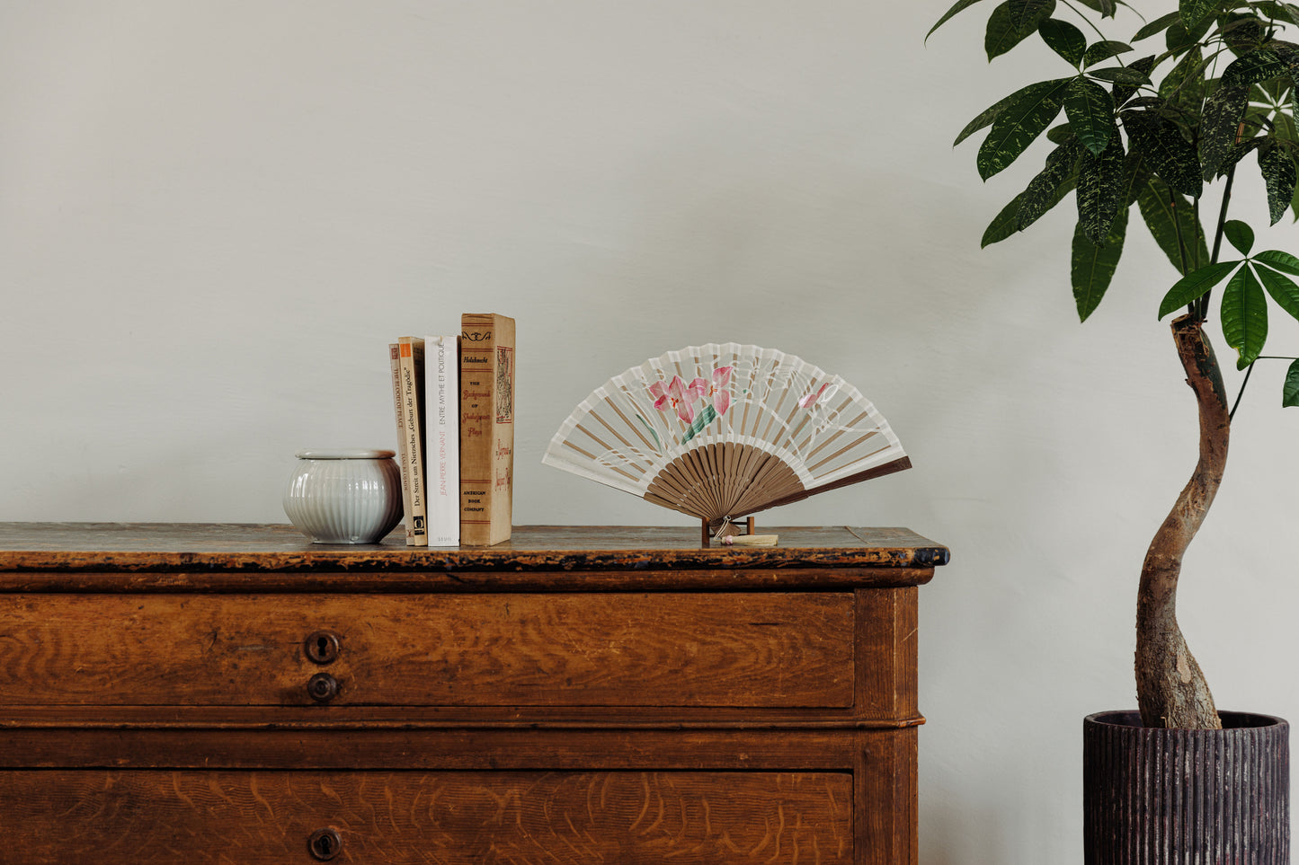 Satsukisen,Folding fan,Orchid