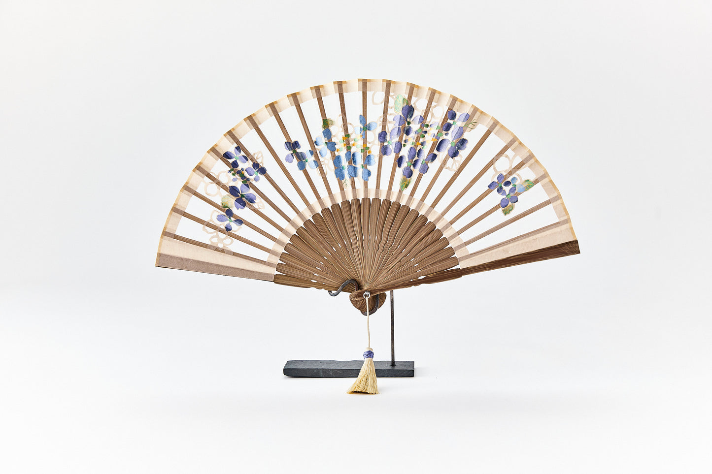 Satsukisen,Folding fan,Hydrangea