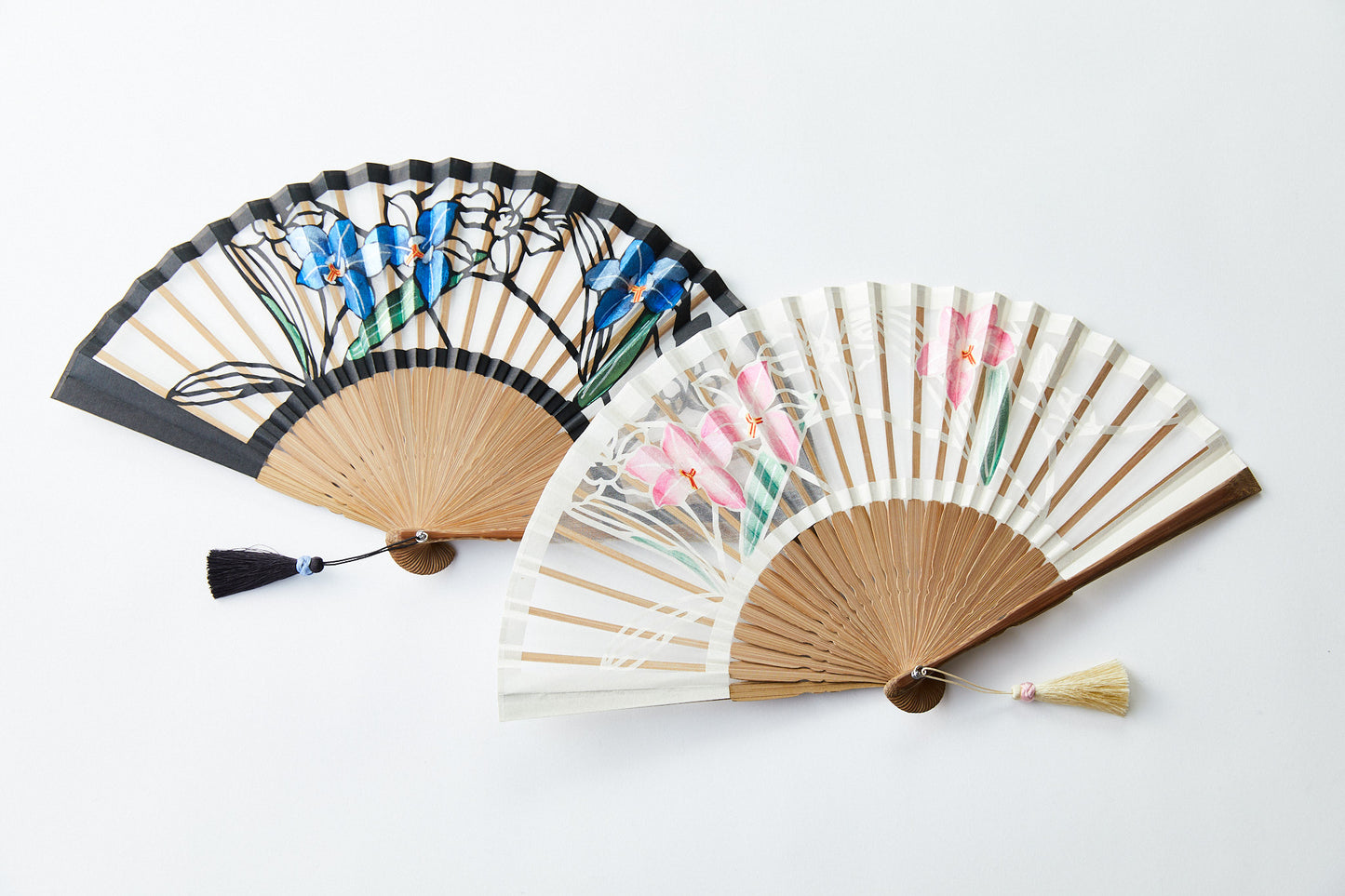 Satsukisen,Folding fan,Orchid