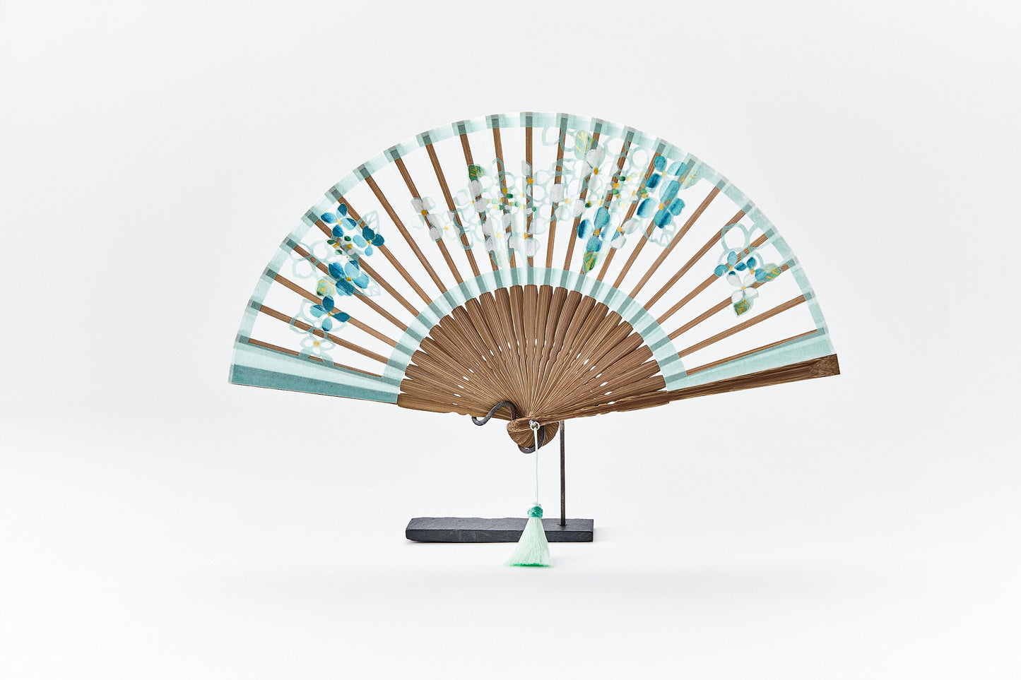 Satsukisen,Folding fan,Hydrangea