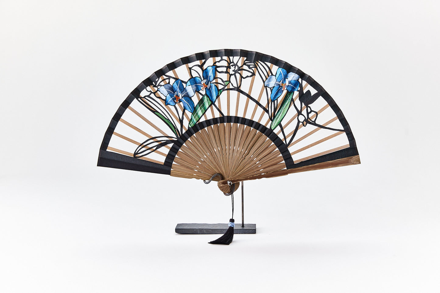Satsukisen,Folding fan,Orchid