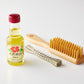 Beppu Tsuge Kogei Tsuge Brush 4 Rows Large - Care Set