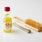 Beppu Tsuge Kogei Tsuge Brush 5 Rows Large - Care Set