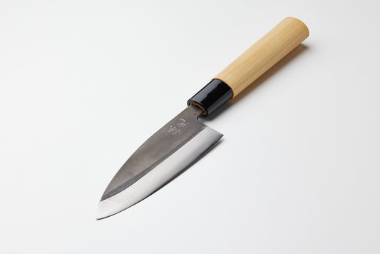 ふくべ鍛治 イカ割き包丁120mm(小出刃・両刃)