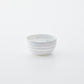 Marunao Pottery - Sake cup, square, blue line