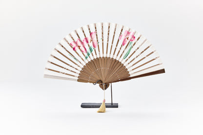 Satsukisen,Folding fan,Orchid