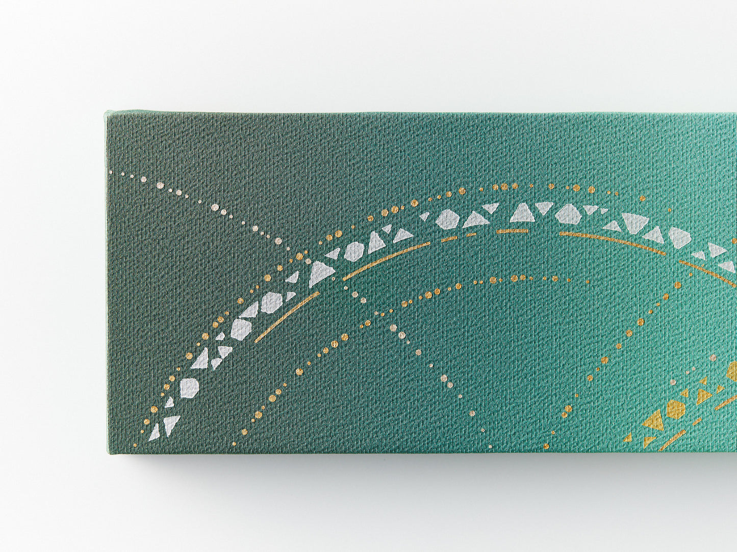 福田喜シルクアートパネル 緑風（55cm×12cm×3連）