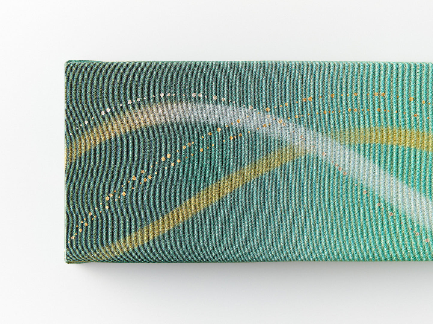 福田喜シルクアートパネル 緑風（55cm×12cm×3連）